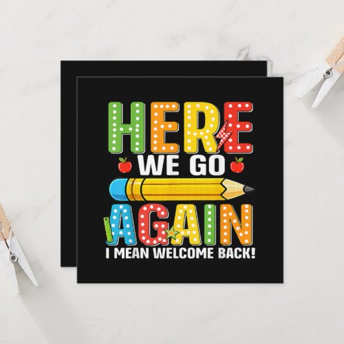 Here We Go Again I Mean Welcome Back