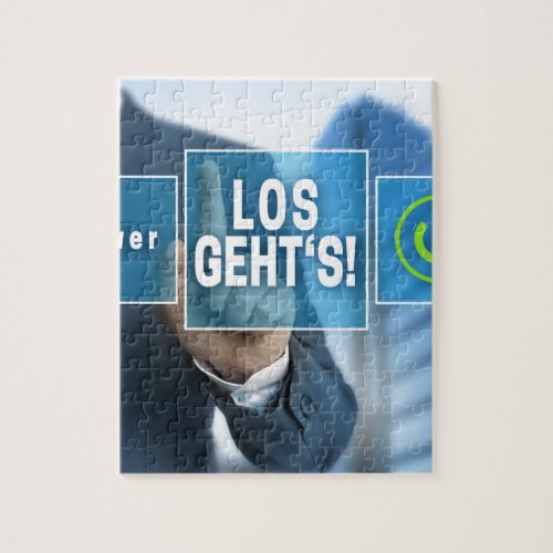 Here we go german los gehts touchscreen concept jigsaw puzzle