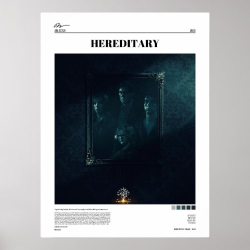 Hereditary 2018 Minimalist Alternative Poster