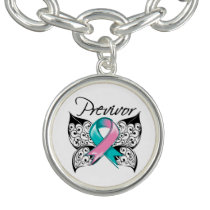 Hereditary Breast Cancer Previvor Butterfly Bracelet