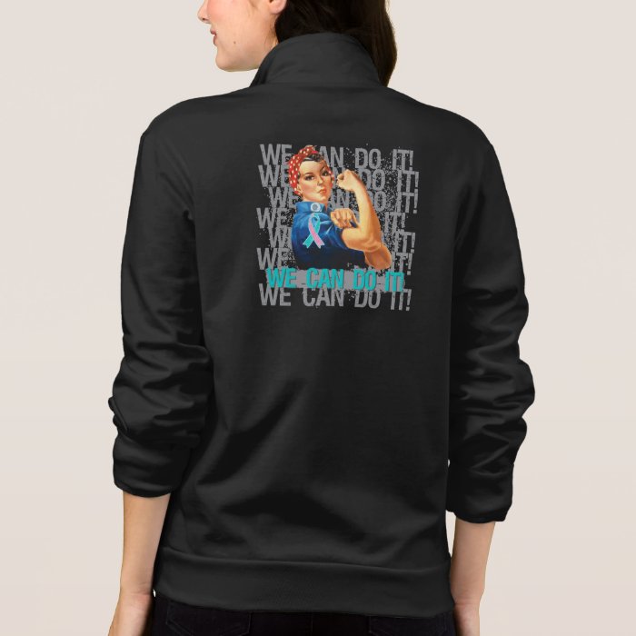 Hereditary Breast Cancer Rosie WE CAN DO IT Tshirt