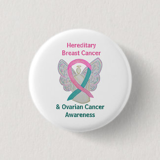 Hereditary Breast & Ovarian Cancer Awareness Pins