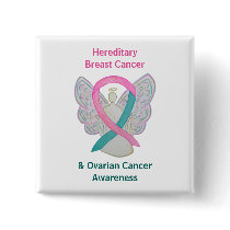 Hereditary Breast & Ovarian Cancer Awareness Pins