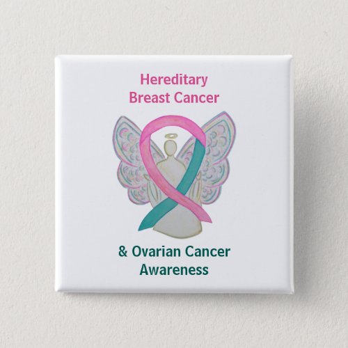 Hereditary Breast  Ovarian Cancer Awareness Pins