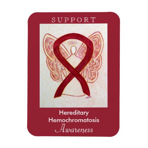 Hereditary Hemochromatosis Awareness Angel  Magnet