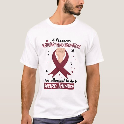 Hereditary Hemochromatosis Awareness Month Ribbon T_Shirt