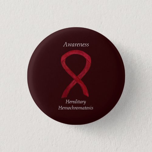 Hereditary Hemochromatosis Awareness Ribbon Pin