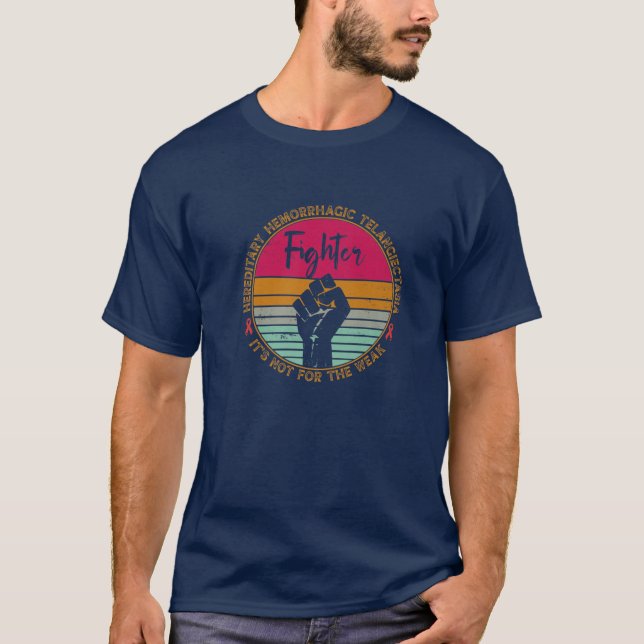 Hereditary Hemorrhagic Telangiectasia Awareness Fi T-Shirt (Front)