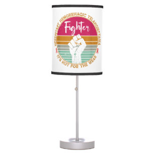 Hereditary Hemorrhagic Telangiectasia awareness Fi Table Lamp