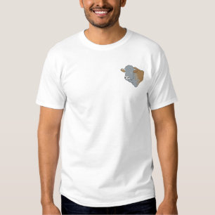Hereford Bull Head Embroidered T-Shirt