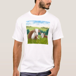 Hereford Cow and Calf T-Shirt
