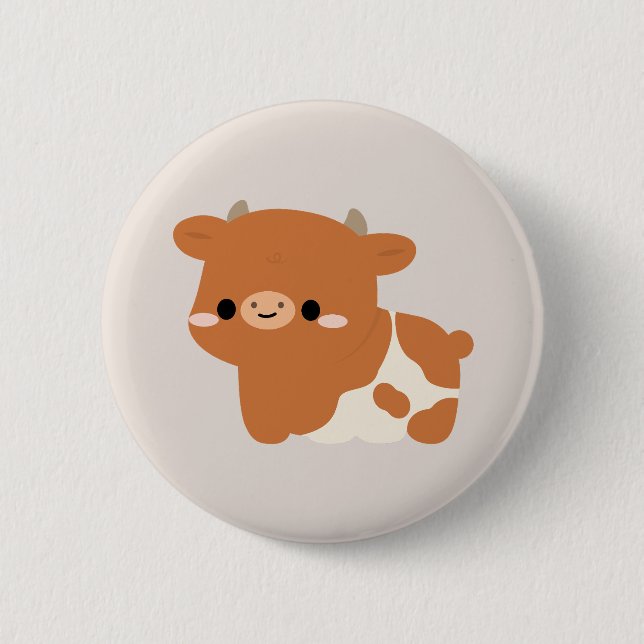 Hereford Cow Button (Front)