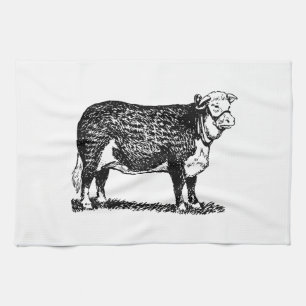 Hereford Cow Kitchen Towel