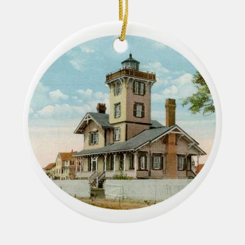 Hereford Inlet Lighthouse Ceramic Ornament