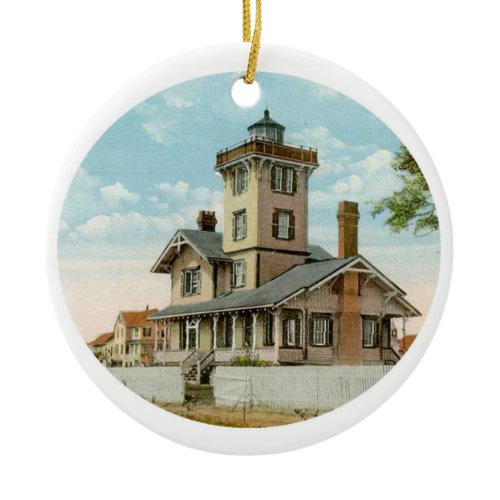 Hereford Inlet Lighthouse Ceramic Ornament