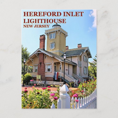 Hereford Inlet Lighthouse New Jersey Postcard