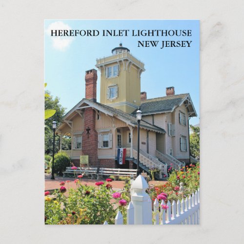 Hereford Inlet Lighthouse New Jersey Postcard