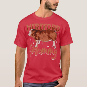 Hereford Pig Mommy T-Shirt