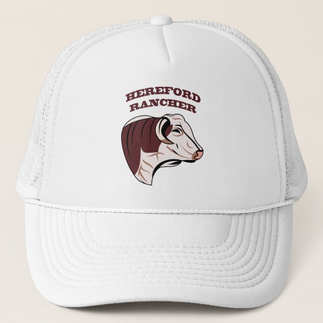 HEREFORD RANCHER TRUCKER HAT (Front)