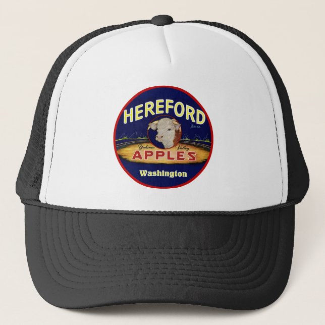 Hereford Washington Apples Trucker Hat (Front)