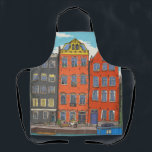 Herengracht Canal Amsterdam Netherlands Apron<br><div class="desc">Bring a piece of the Netherlands into your home with this beautiful Herengracht Amsterdam Artwork featuring a digital detailed illustration of one of the most iconic canals in Amsterdam. This marvelous artwork captures the splendor of wealth and trade during the Golden Age of the Netherlands in the 17th century. Our...</div>