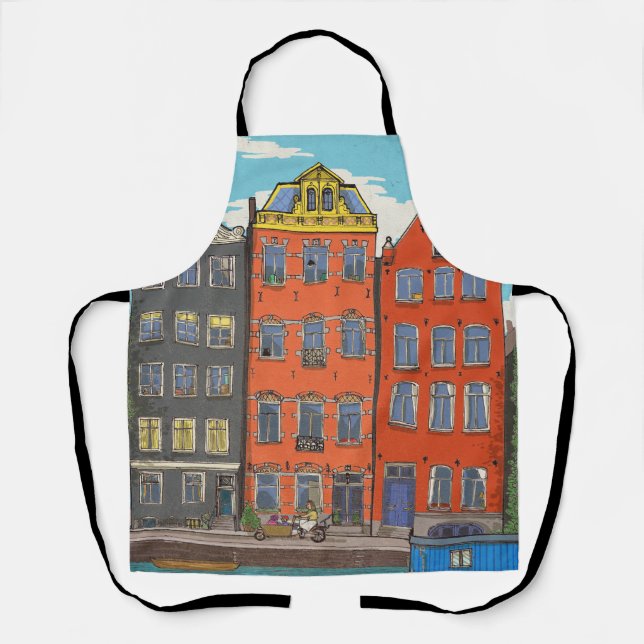 Herengracht Canal Amsterdam Netherlands Apron (Front)