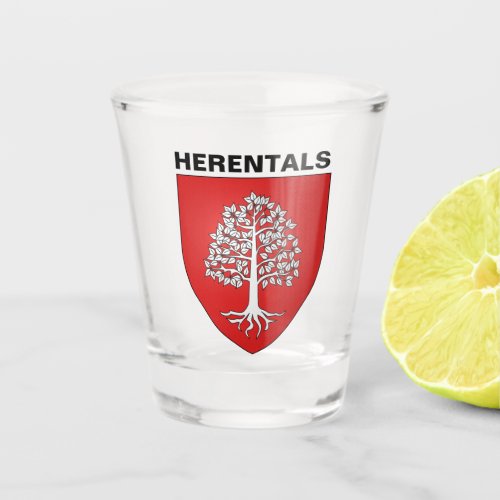 Herentals Belgium Shot Glass