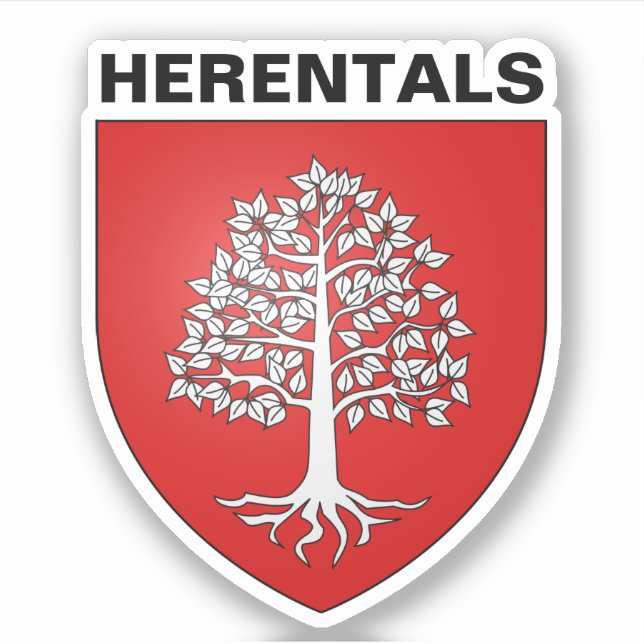 Herentals, Belgium Sticker (Front)