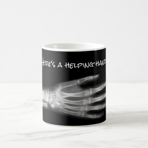 Heres a helping hand hand xray Coffee Mug