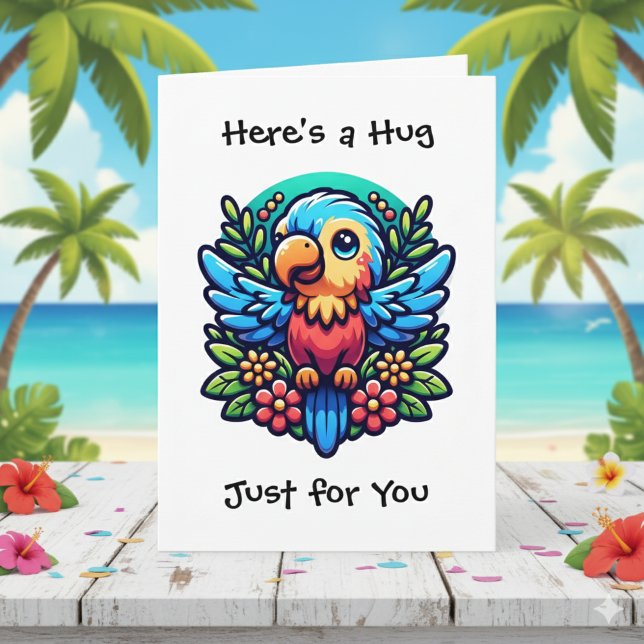 Here's a Hug, Just for You | Friendship & Support Card (Creator Uploaded)