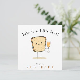 Here's a Little Toast to Your New Home Holiday Car Card