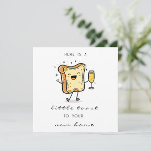 Here's a Little Toast to Your New Home Holiday Card