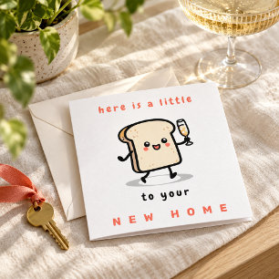 Here's a Little Toast to Your New Home Holiday Card