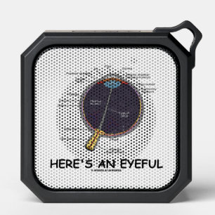 Here's An Eyeful Eye Anatomy Geek Humor Bluetooth Speaker
