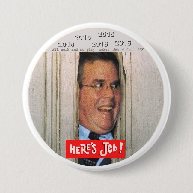 Here's Jeb! Button (Front)