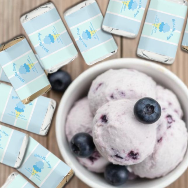 Here's The Scoop Ice Cream Summer Baby Shower Hershey's Miniatures (Creator Uploaded)