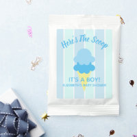 Here's The Scoop Ice Cream Summer Baby Shower
