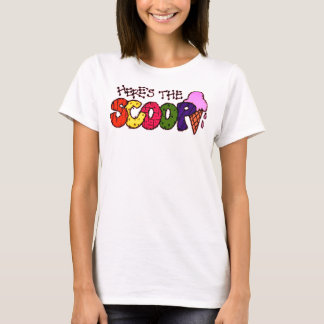 Here's the Scoop Ladies Spaghetti Top (Fitted)