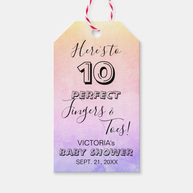 10 Baby Boy Shower Tags /New Baby Gift Tags 