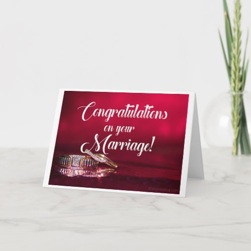 HERES TO HAPPILY EVER AFTER NEWLYWEDS CARD