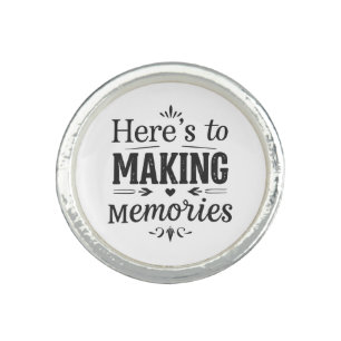 Here's to Making Memories gift Ring