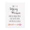 Here's to Strong Woman Quote Tribal Arrow