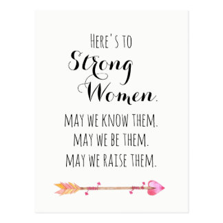 Heres To Strong Women Gifts on Zazzle