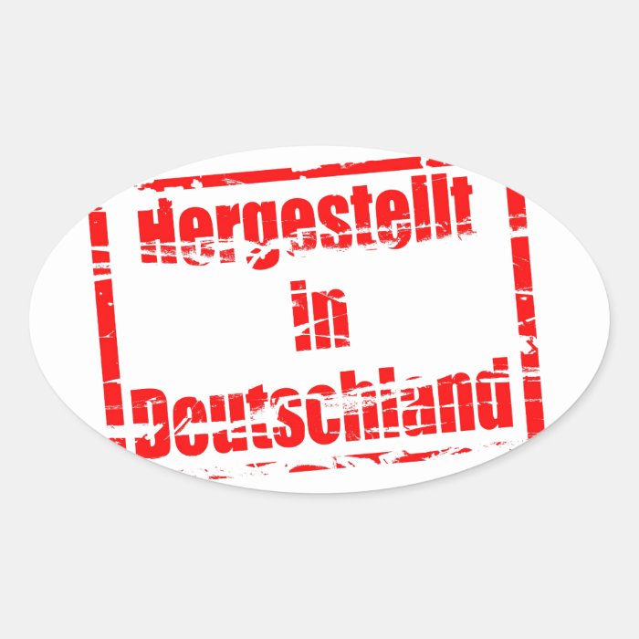 Hergestellt in Deutschland   Made in Germany Stickers