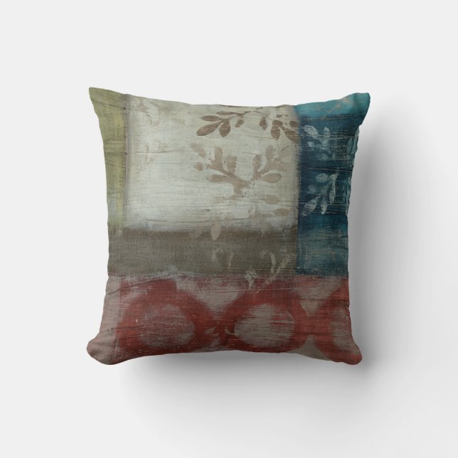 Heritage Abstract II Throw Pillow (Front)