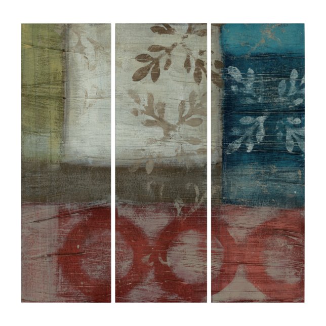 Heritage Abstract II Triptych (Front)