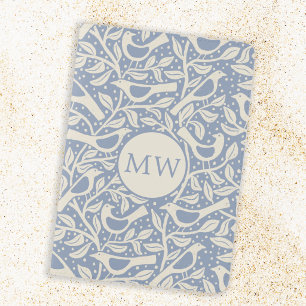 Heritage Birds Monogram Passport Holder