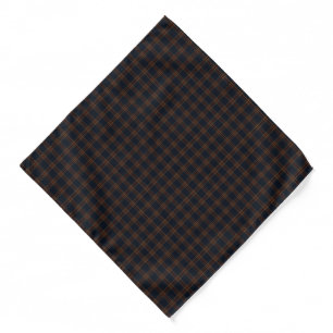 Heritage Burgundy Tartan Plaid Luxury Old Money Bandana