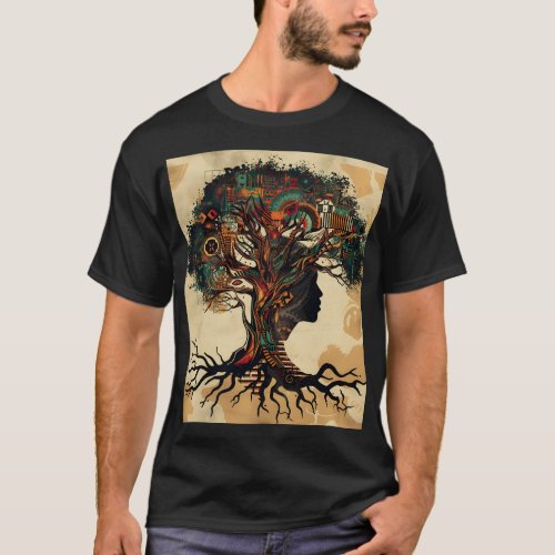 Heritage Echoes African American Roots Inspired  T_Shirt