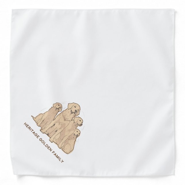 Heritage Golden Bandana (Front)
